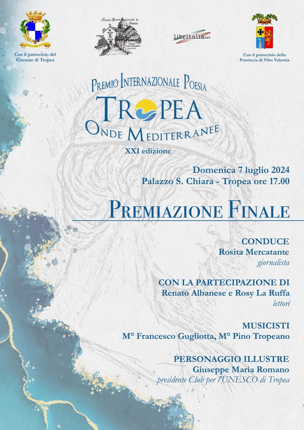 Premio Internazionale di Poesia “Tropea: Onde Mediterranee” – XXI edizione 2024 