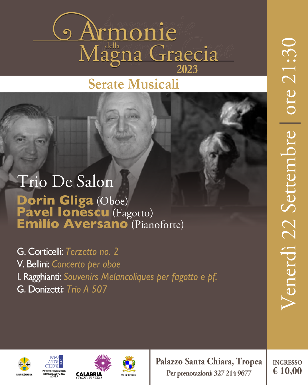 Armonie della Magna Graecia, stagione concertistica 2023