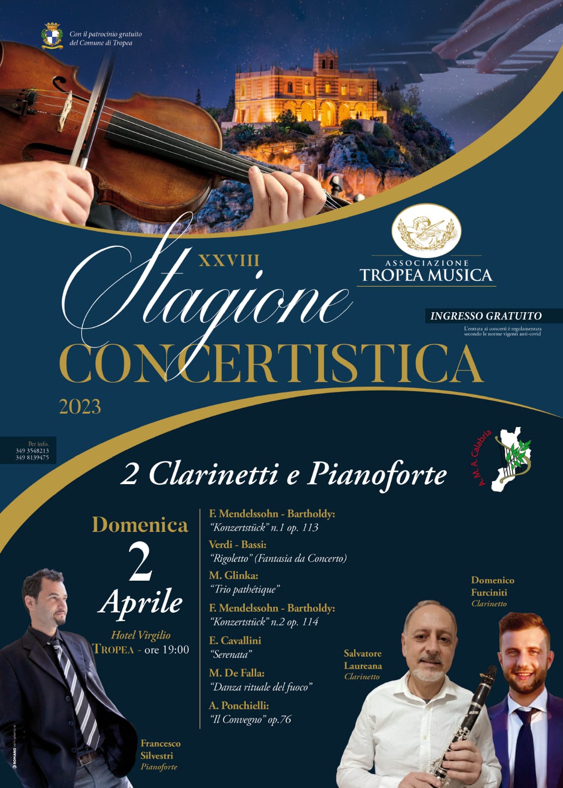 Tropea Musica, stagione concertistica 2023